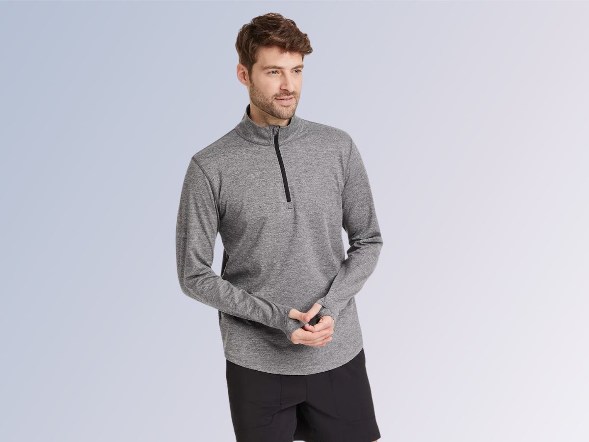 Soft Stretch ½ Zip Top (Image via Target)