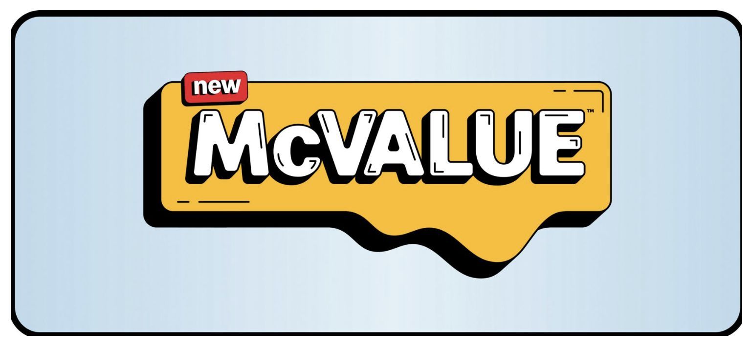 Would you like to try the new McValue meal? (Image via McDonalds)