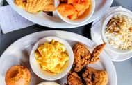 Southern feast from Paschal's Restaurant. (Image via Instagram/@paschalsrestaurant)