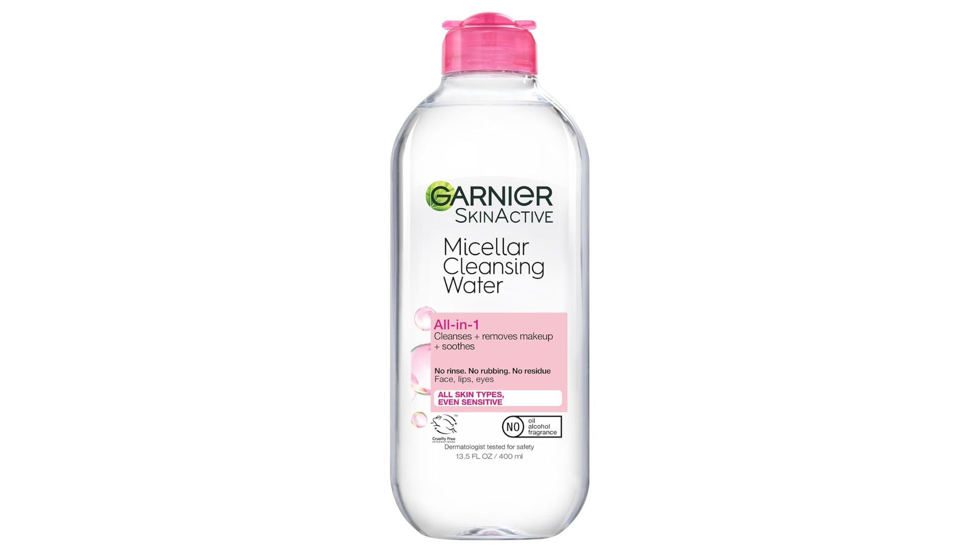 Garnier SkinActive Micellar Cleansing Water (Image via Amazon)