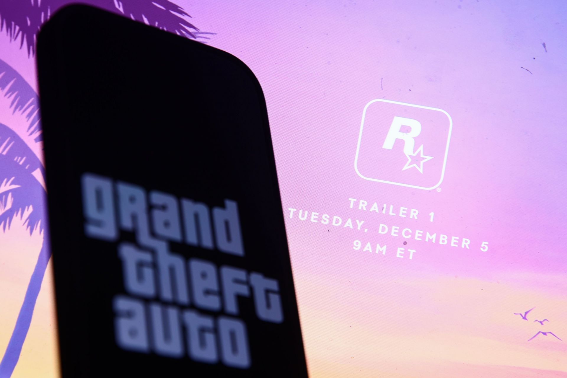 Rockstar Grand Theft Auto Announcement Photo Illustrations - Source: Getty