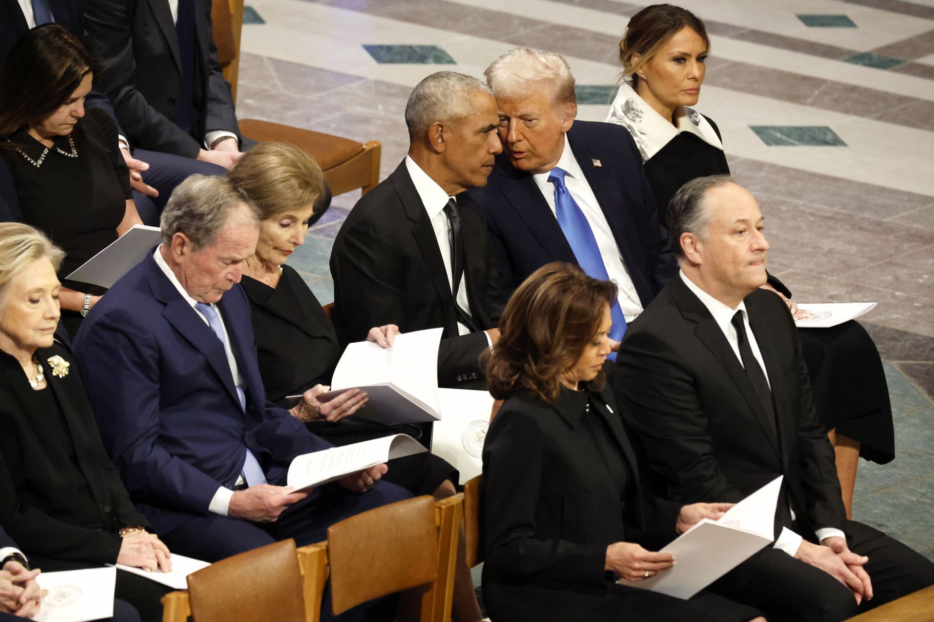 Former Presidents attended Jimmy Carter&#039;s state funeral (Image via Chip Somodevilla/Getty Images)