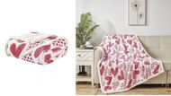Plazatex Valentine Scarlett Plush Decorative Throw Blanket (Image via Target)