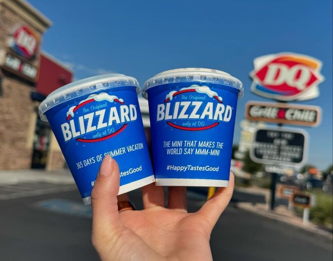 How much is a Blizzard at Dairy Queen?