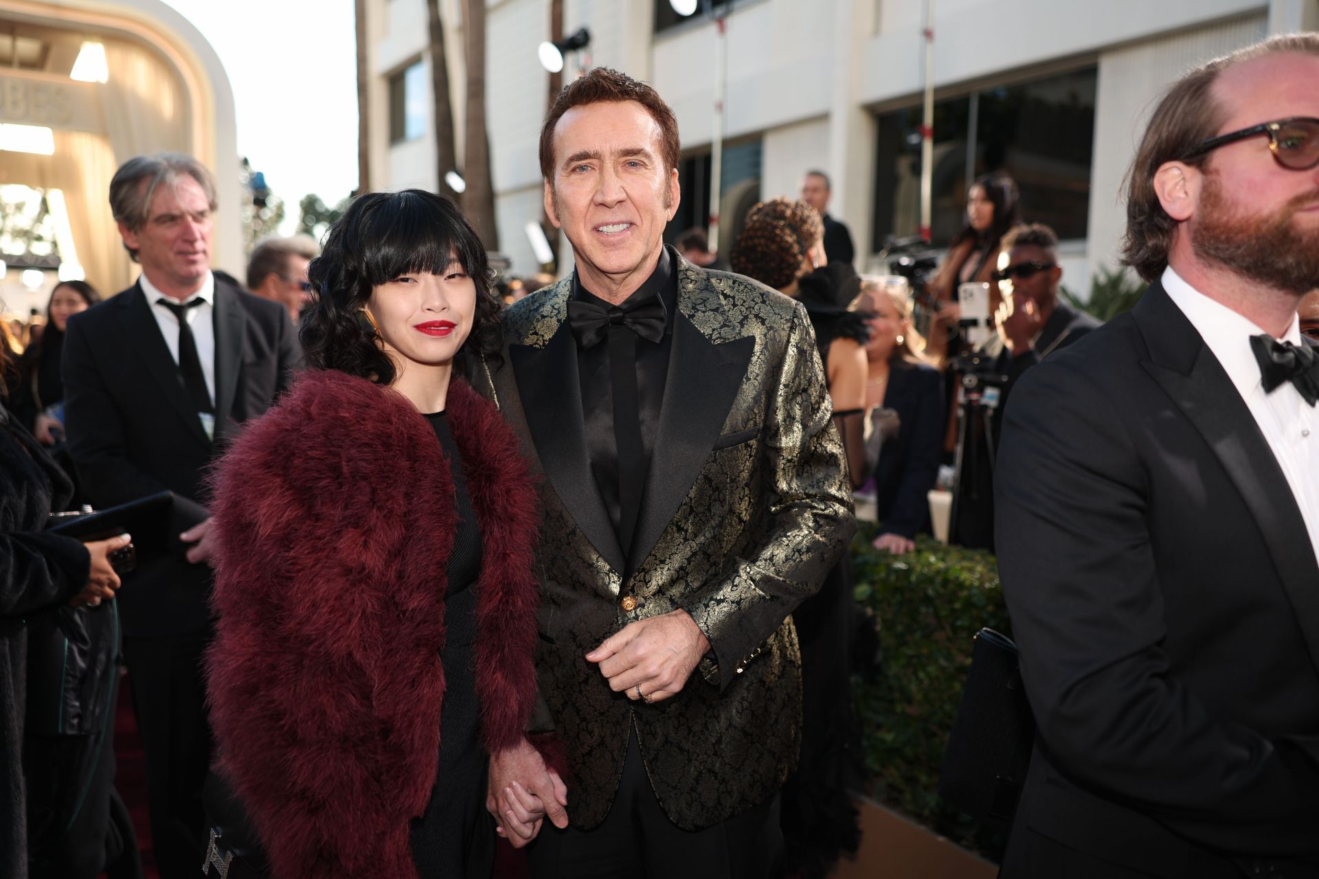 Nicolas Cage and Riko Shibata (Image via Getty)