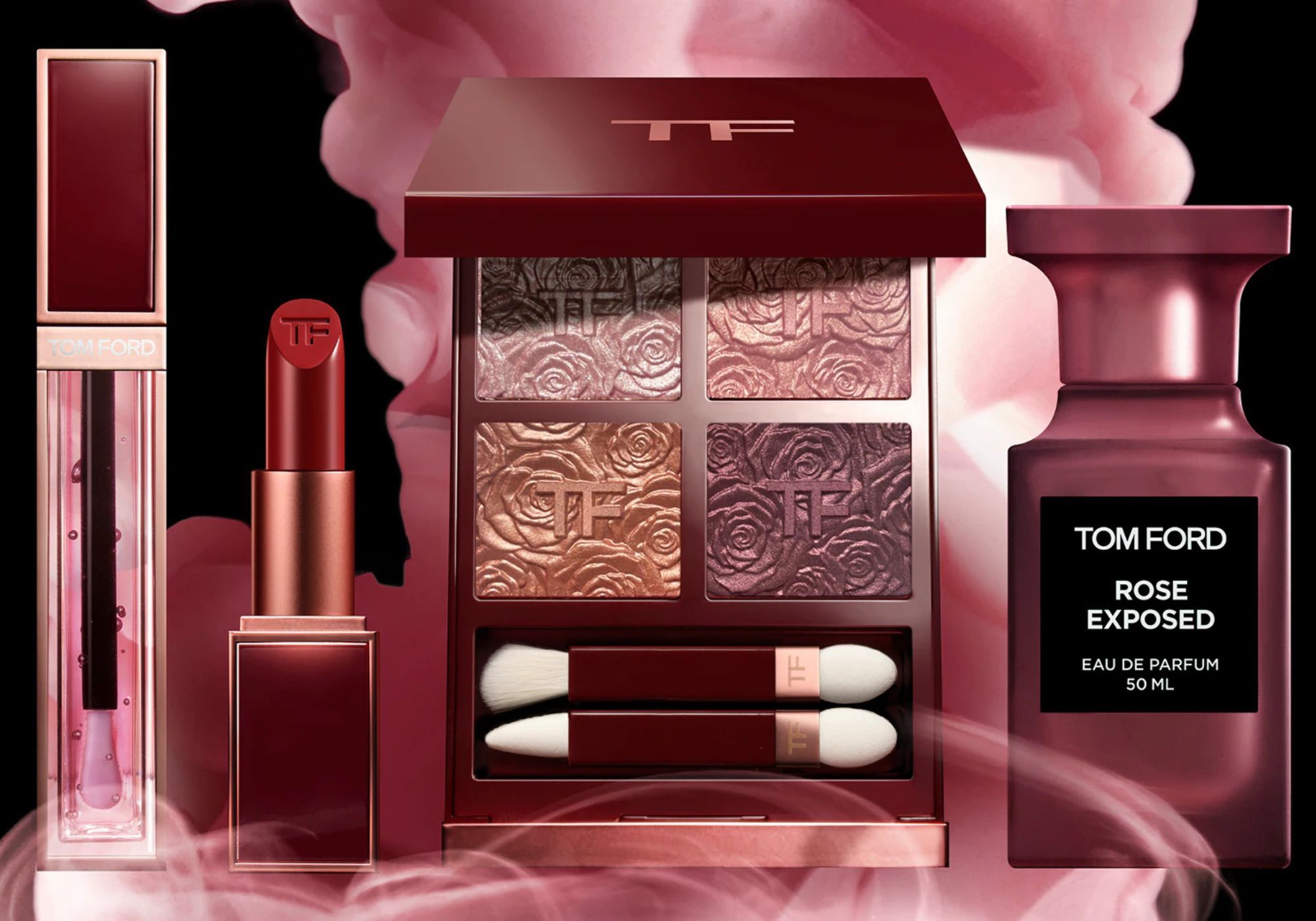 Tom Ford Rose Exposed Collection (Image via Tom Ford)