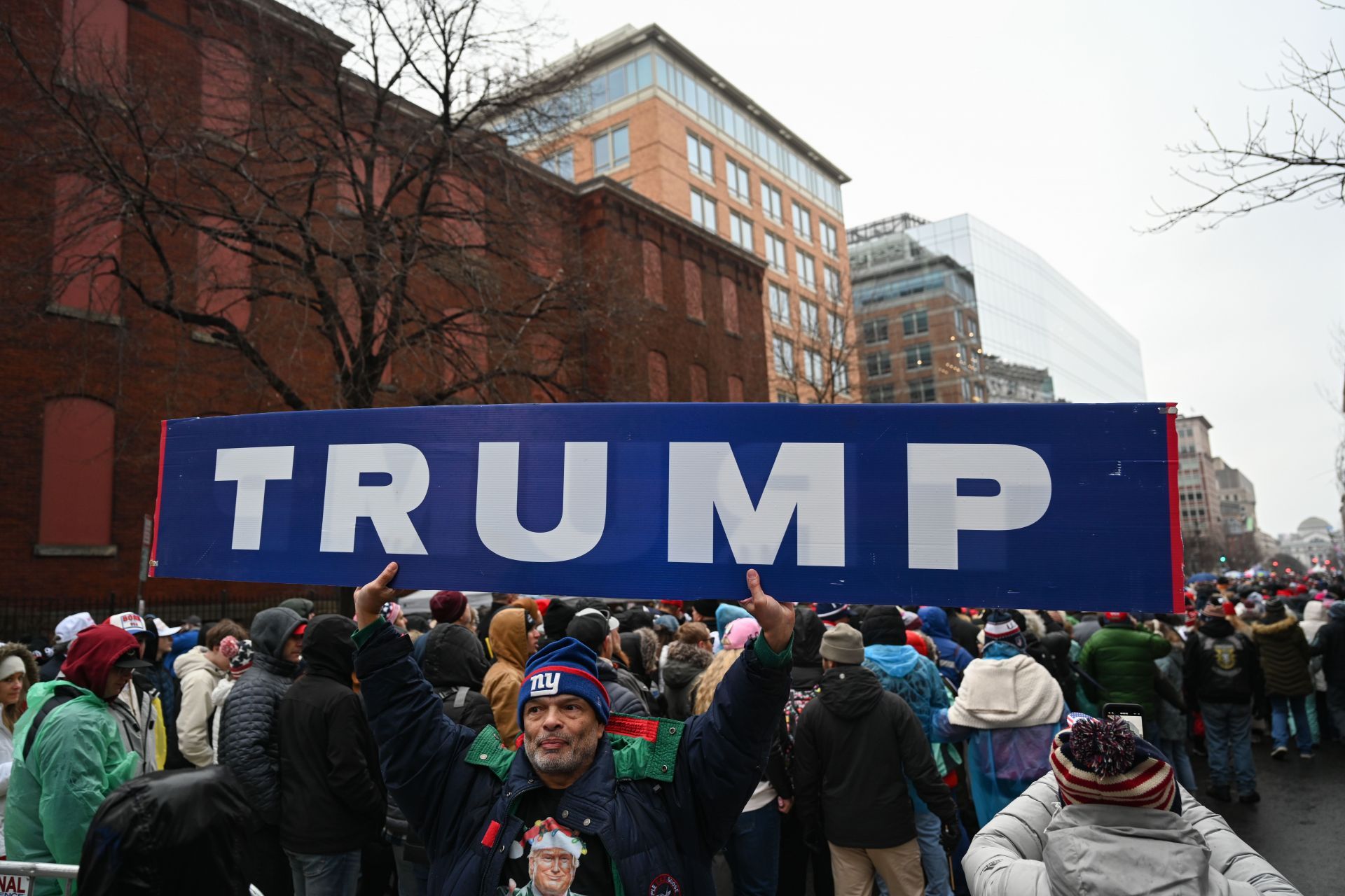 Trump supporters rally at Capital One Arena ahead of inauguration - Source: Getty