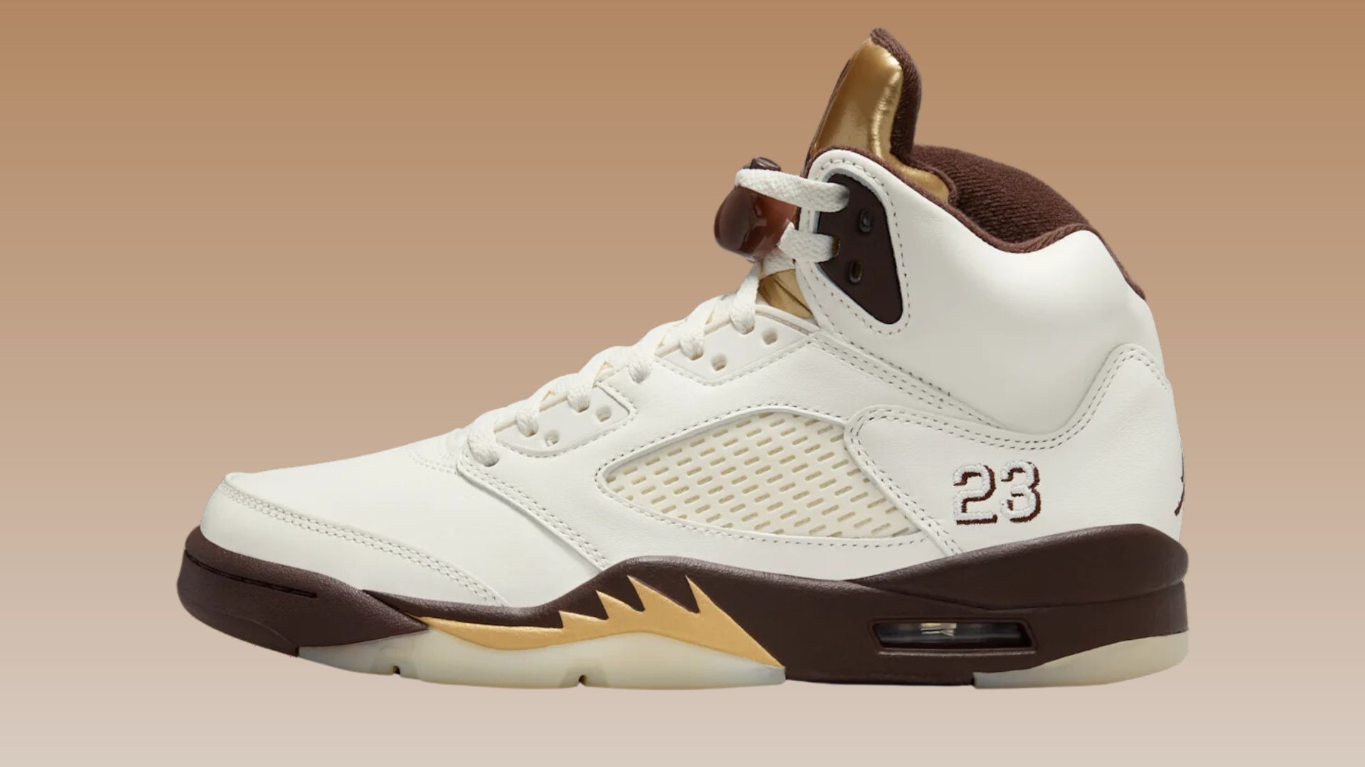 Air Jordan 5 &quot;Golden Ticket&quot; (Image via Nike)