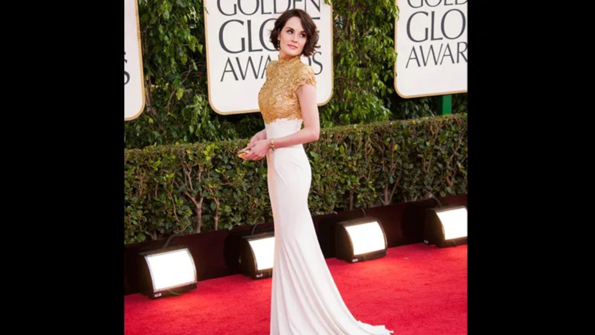 Michelle Dockery at the 71st Annual Golden Globe Awards (Image via Golden Globes)