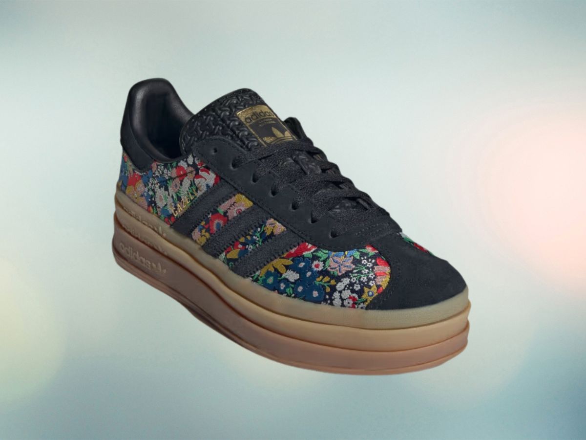 Adidas Gazelle Bold x Liberty London &quot;Black Floral&quot; (Image via Adidas)