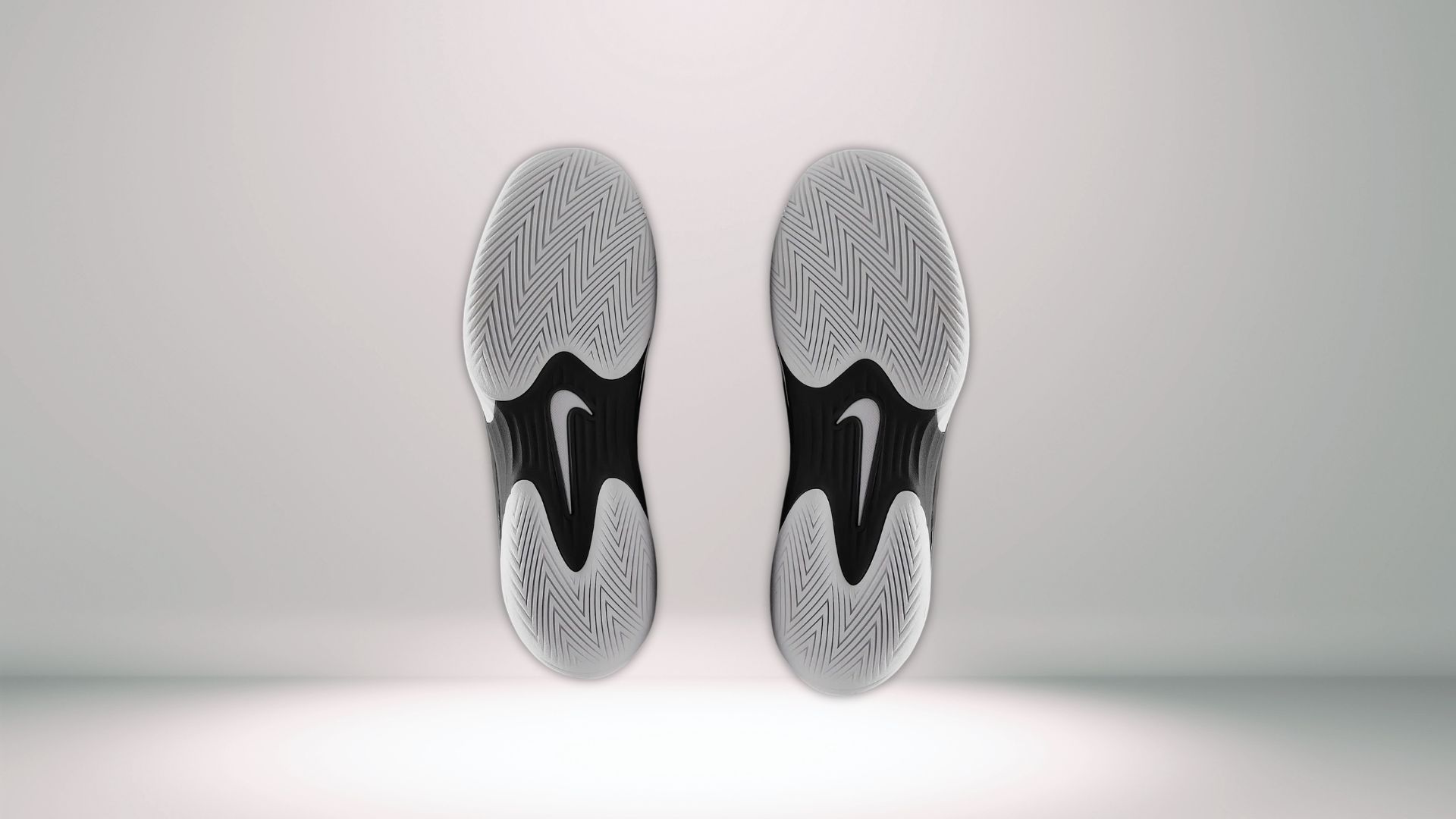 A peek into the shoes showcases a Swoosh logo embossed in white (Image via Nike)