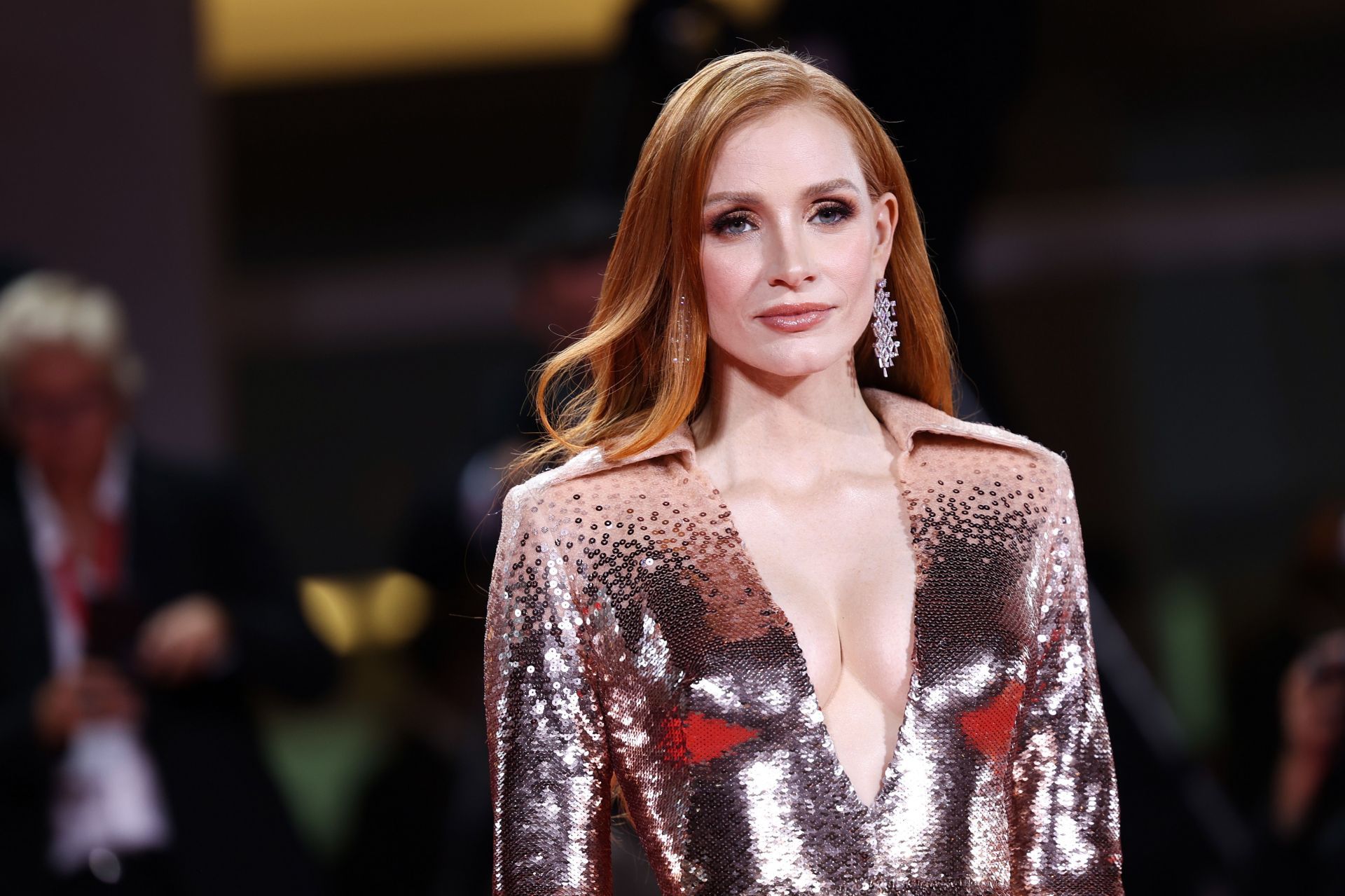 &quot;Memory&quot; Red Carpet - The 80th Venice International Film Festival - Source: Getty