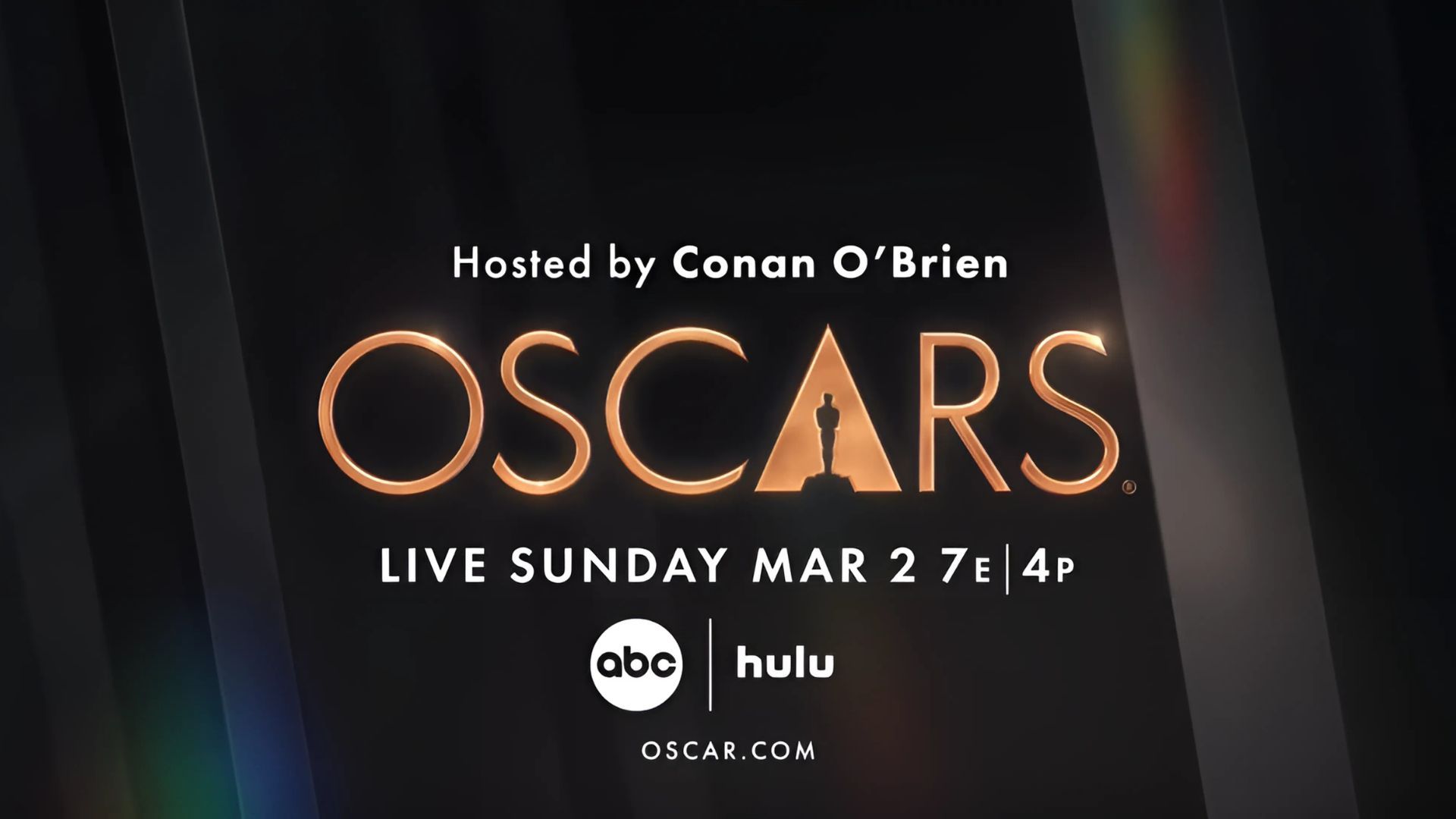 Oscars title card from 97th Oscars Nominations Announcement (Image Via. Oscars/Youtube)