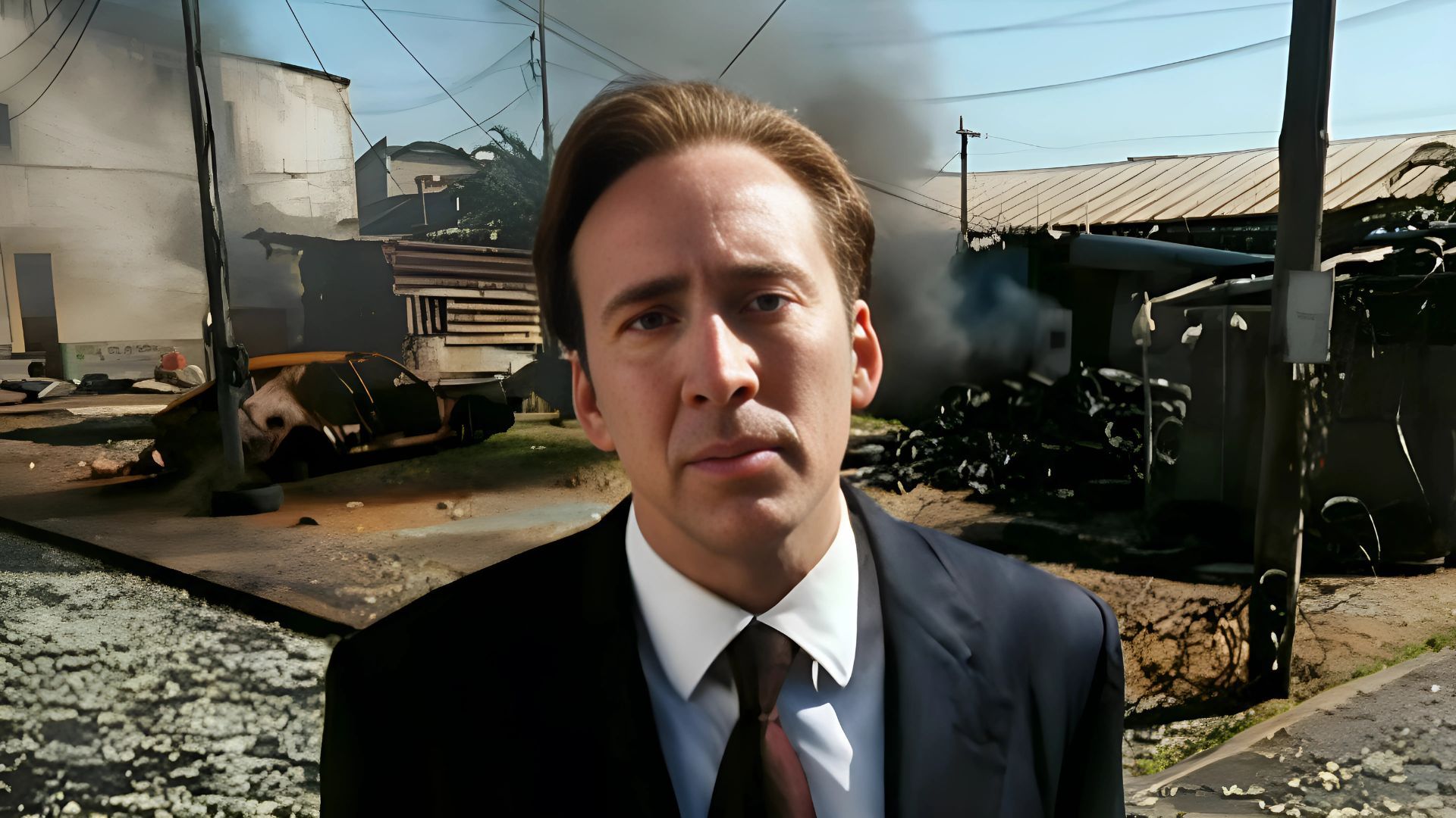 Nicolas Cage from the trailer of &quot;Lord of War&quot; (image via Apple TV)