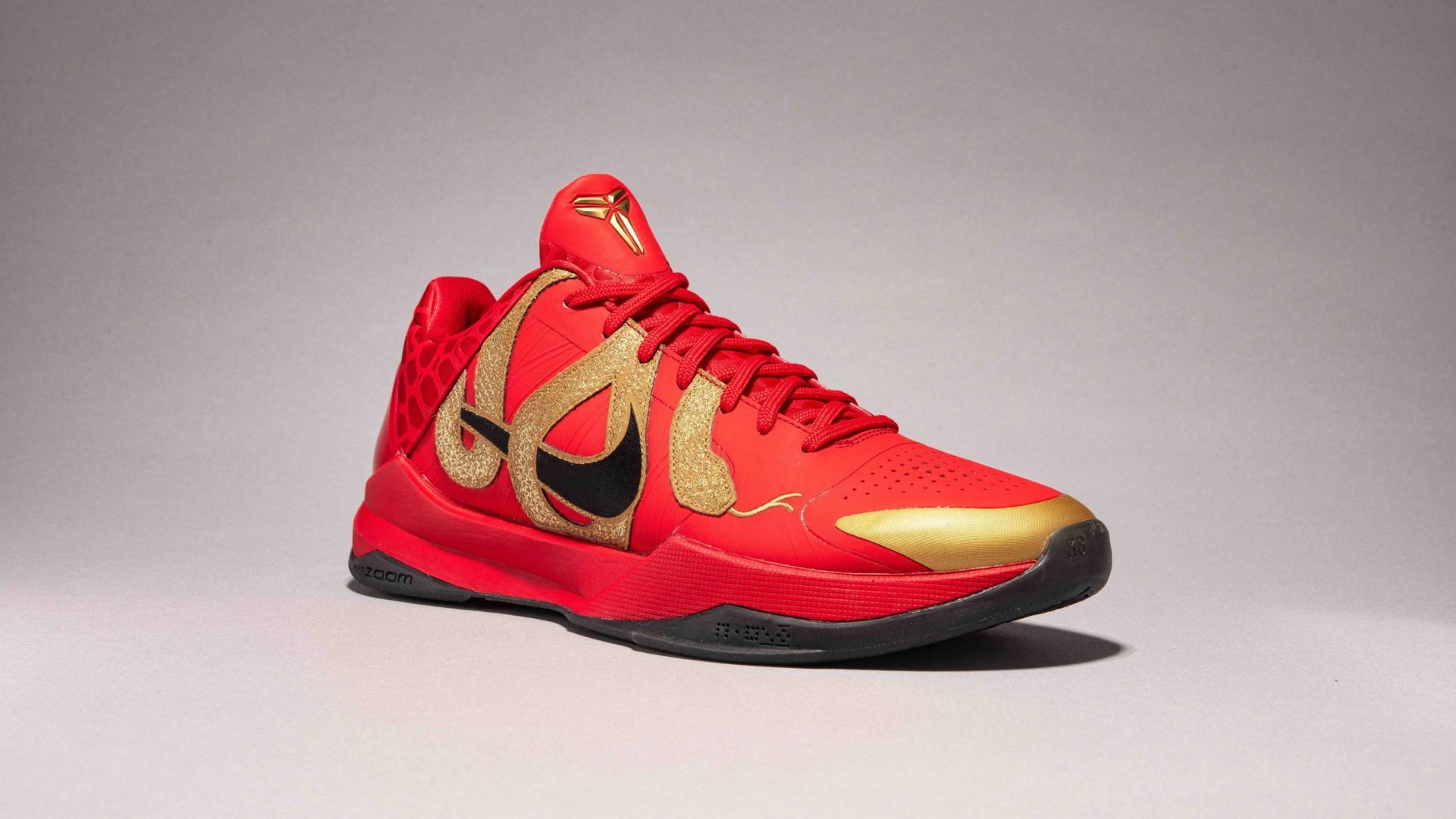 Nike Kobe 5 Protro &ldquo;Year of the Mamba&rdquo; (University Red) (Image via Nike)