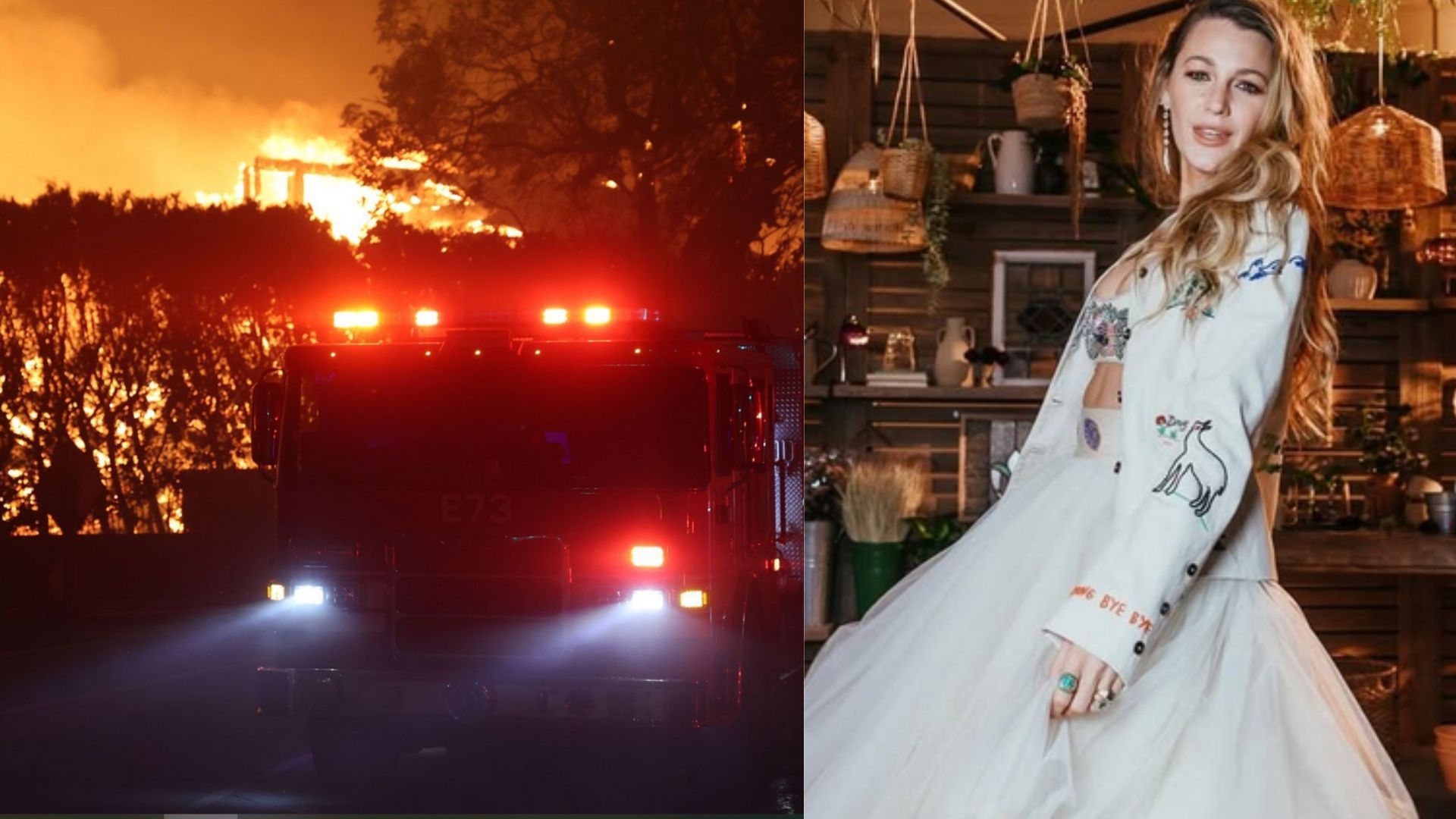 Blake Lively posted on Instagram about the Los Angeles fire amid her leagl battle with Justin Baldoni / (Image via Getty)