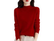 Qufech Crewneck Cashmere Sweater (Image via Amazon)