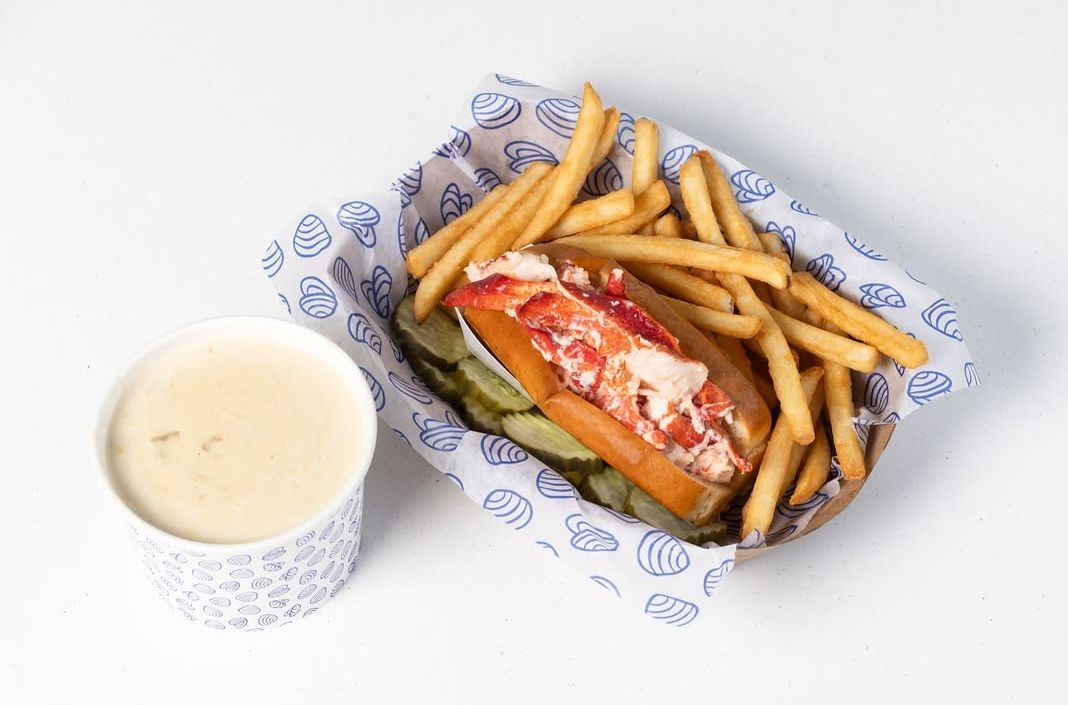 Lobster Rolls and fries from Bob&#039;s Clam Hut- Kittery. (Image via Instagram/@bobsclamhut)