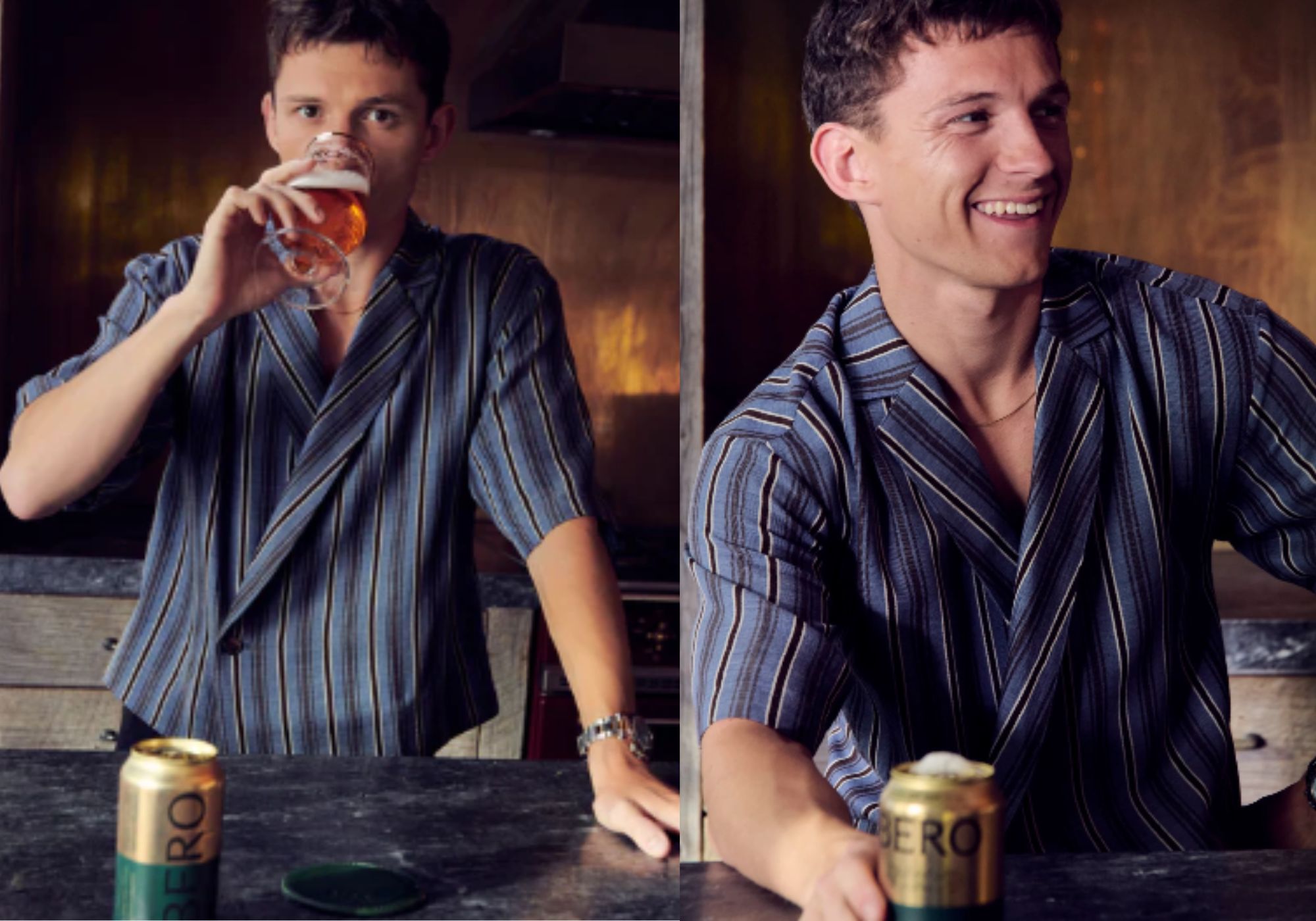 BERO Non-Alcoholic Beer by Tom Holland (Image via BERO)