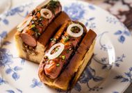 Hot Dogs from The Portrait Bar (Image via Instagram/@theportraitbarnyc)