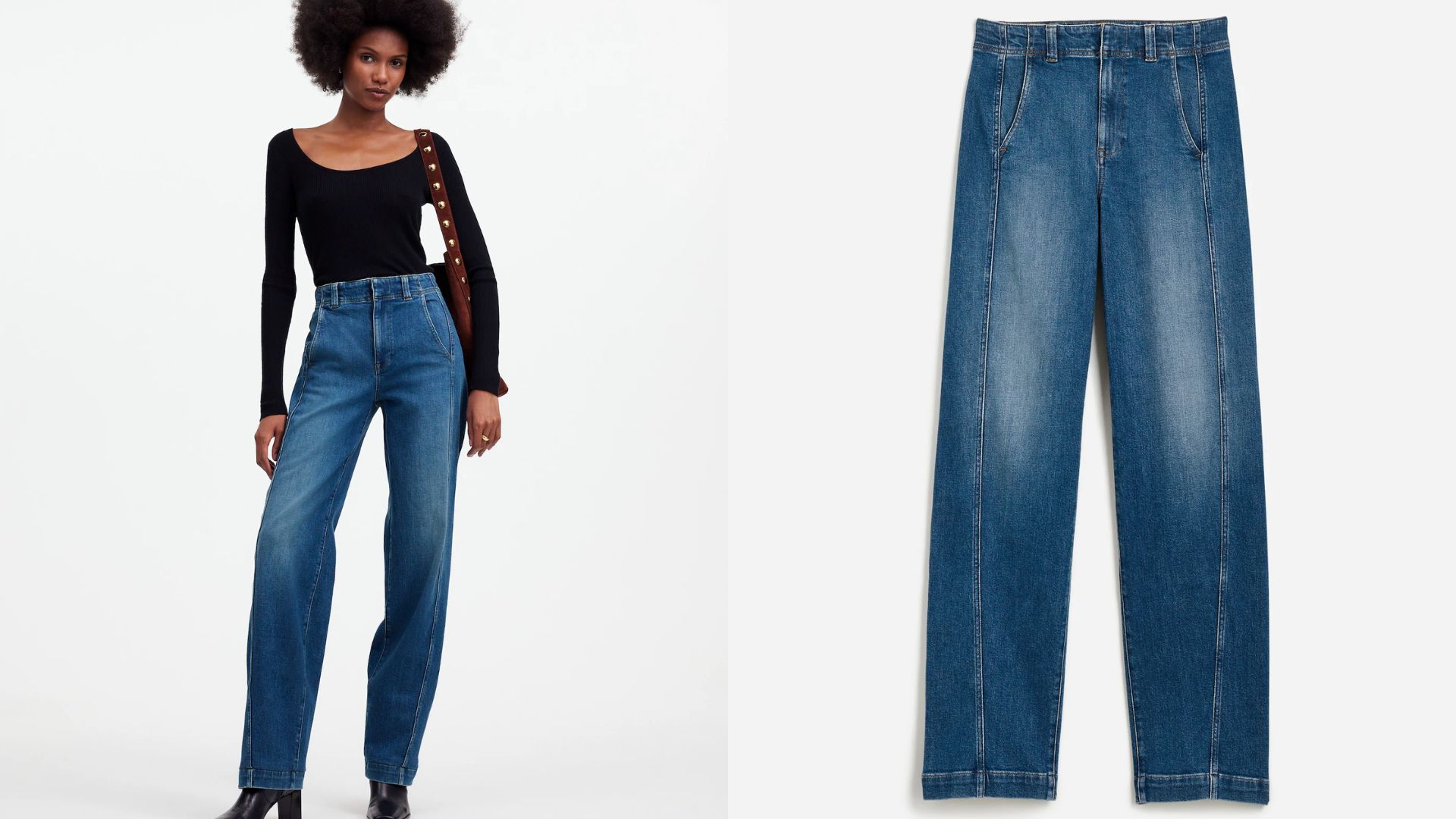 Tapered Denim Trousers (Image via Madewell)