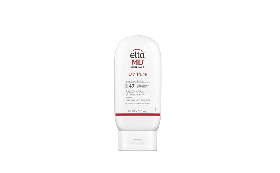 EltaMD UV Pure Broad-Spectrum SPF 47 Face and Body Sunscreen (Image via Dermstore)