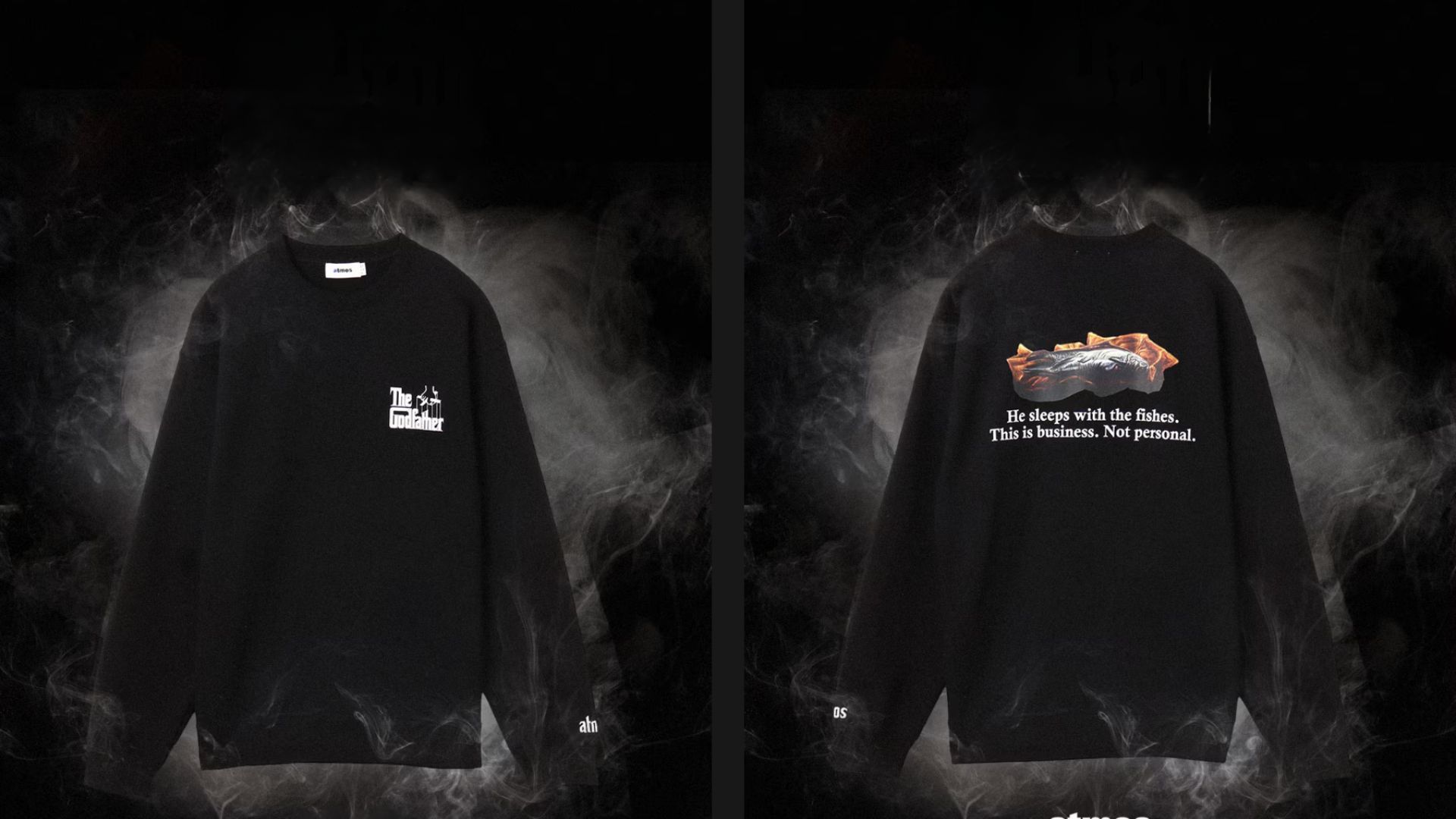 Black Sweatshirt (Image via atmos)