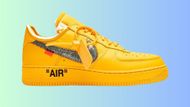 Off-White x Nike Air Force 1 Low "University Gold" (Image via Farfecth)