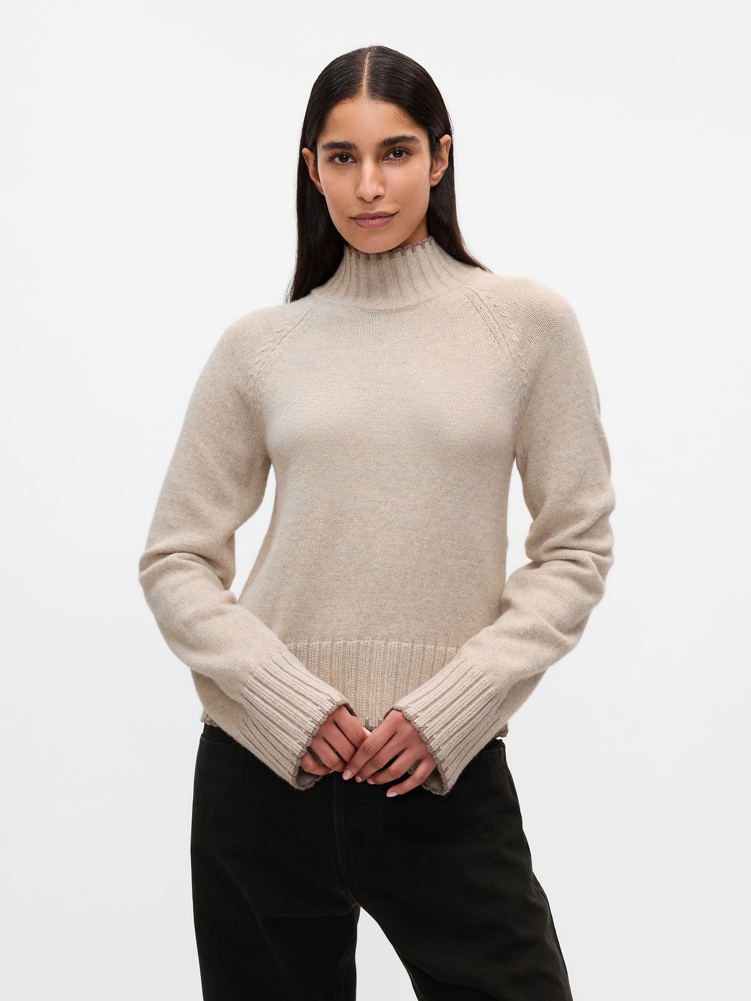 CashSoft Turtleneck Sweater. image via gap.com