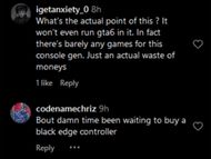 PS5 Midnight Black collection fan reaction (Image via Instagram/Cop O'Clock)