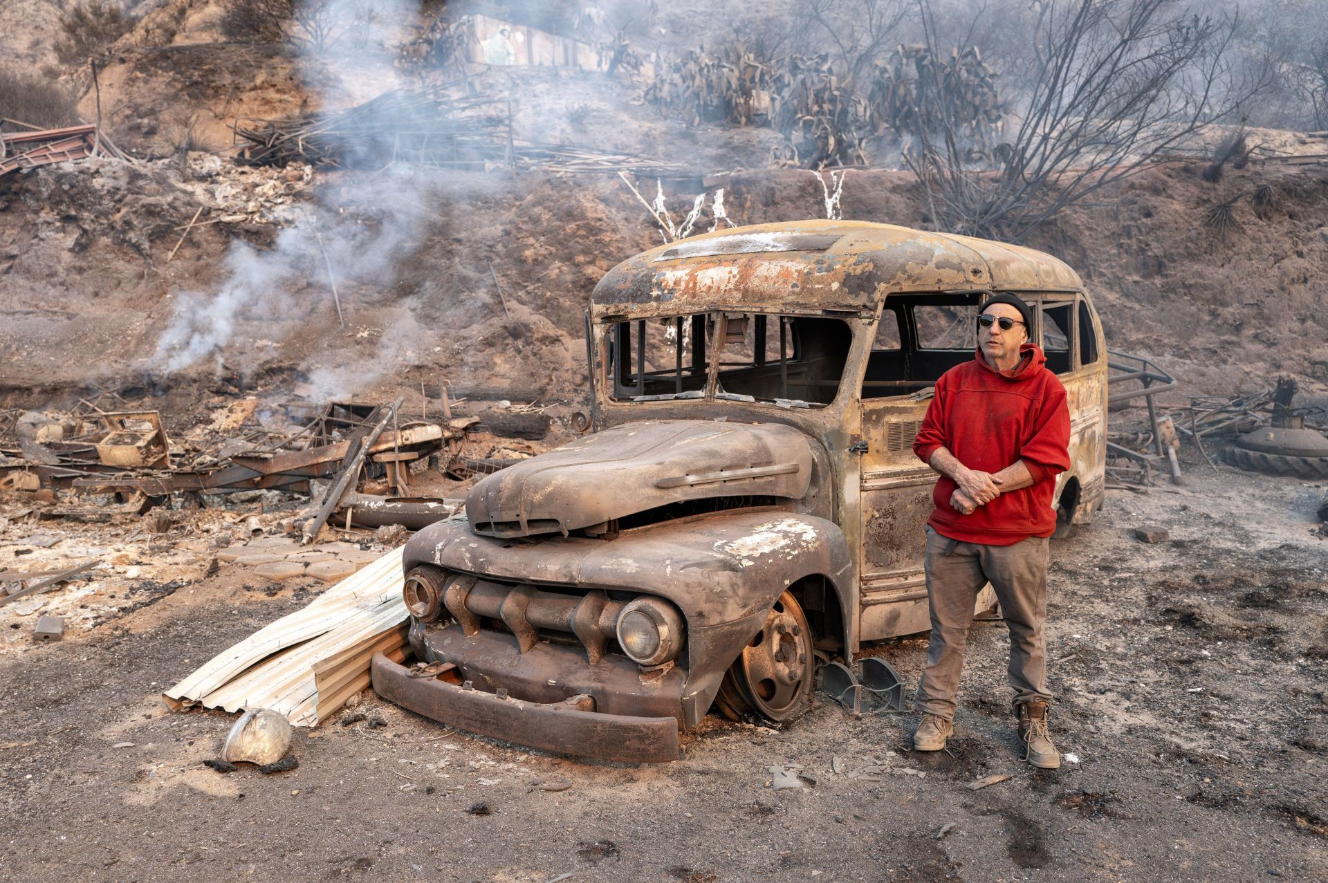 Homes, ranch destroyed by Eaton fire in Altadena - Source: Getty