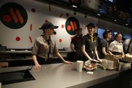 Re-branded McDonald's Venue Open In Moscow - Source: Getty