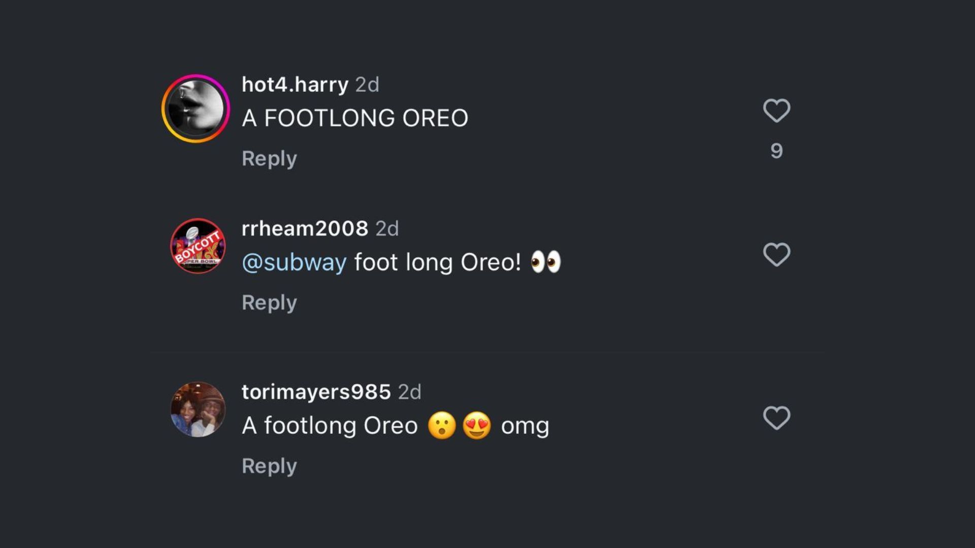 Fans react to newly launched footlong cookies (Image via Instagram/@SubWay)