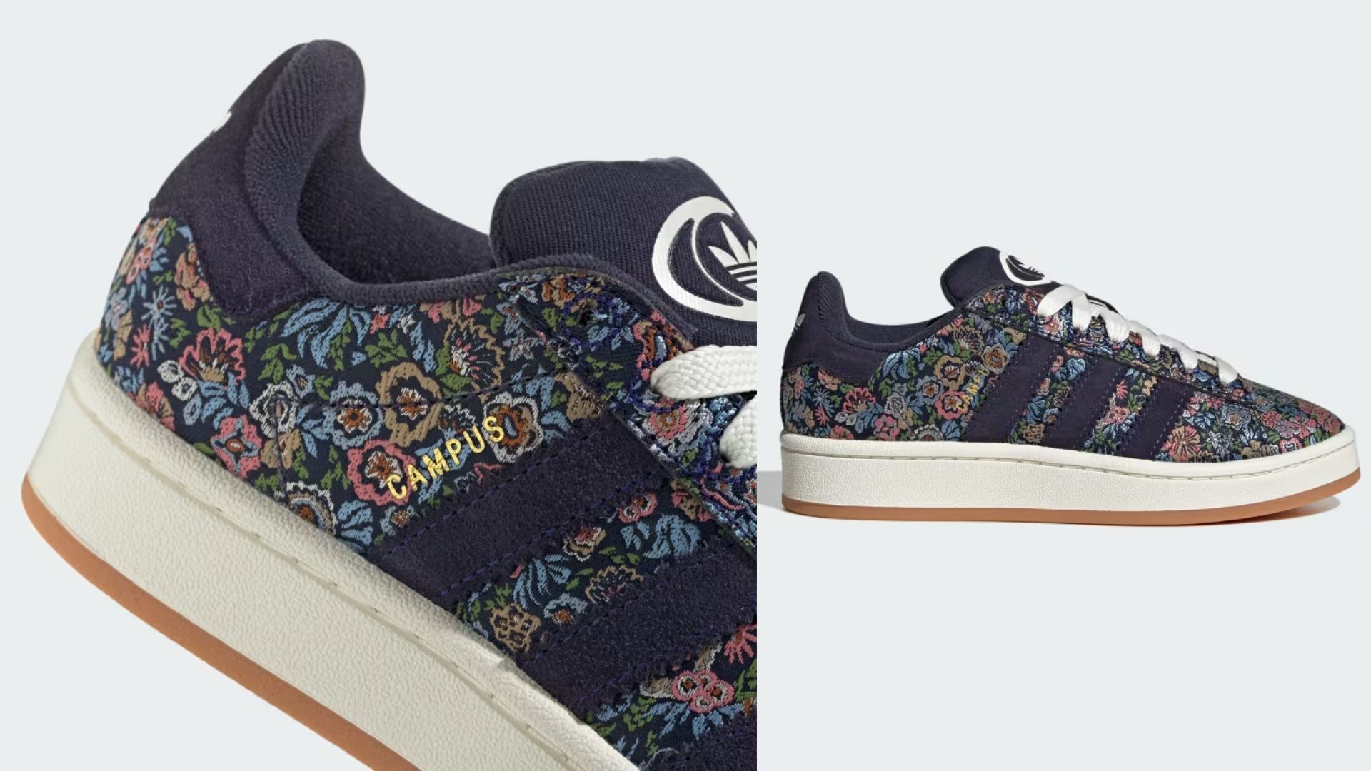 Campus 00s x Liberty London Shoes Kids (Image via Adidas)