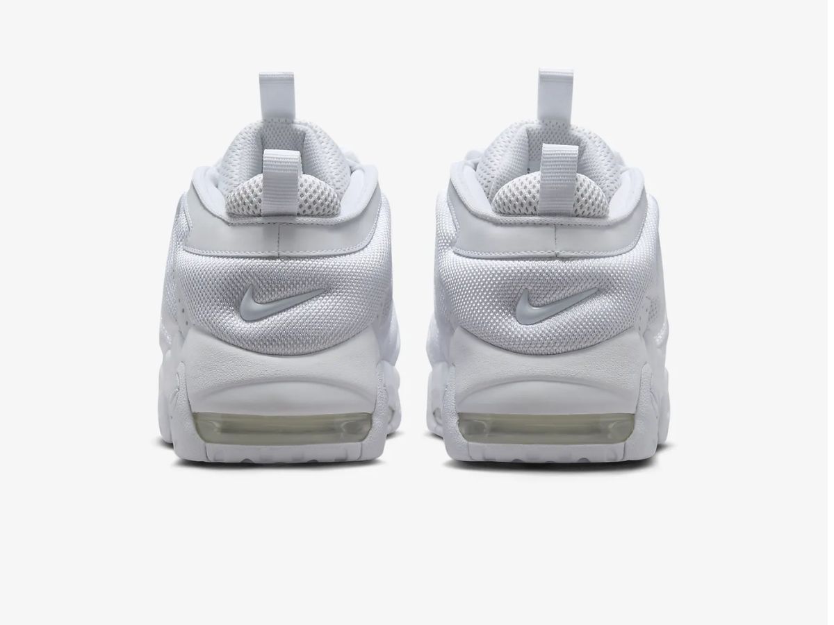 Nike Air More Uptempo Low &ldquo;Triple White&rdquo; sneakers (Image via NIKE)