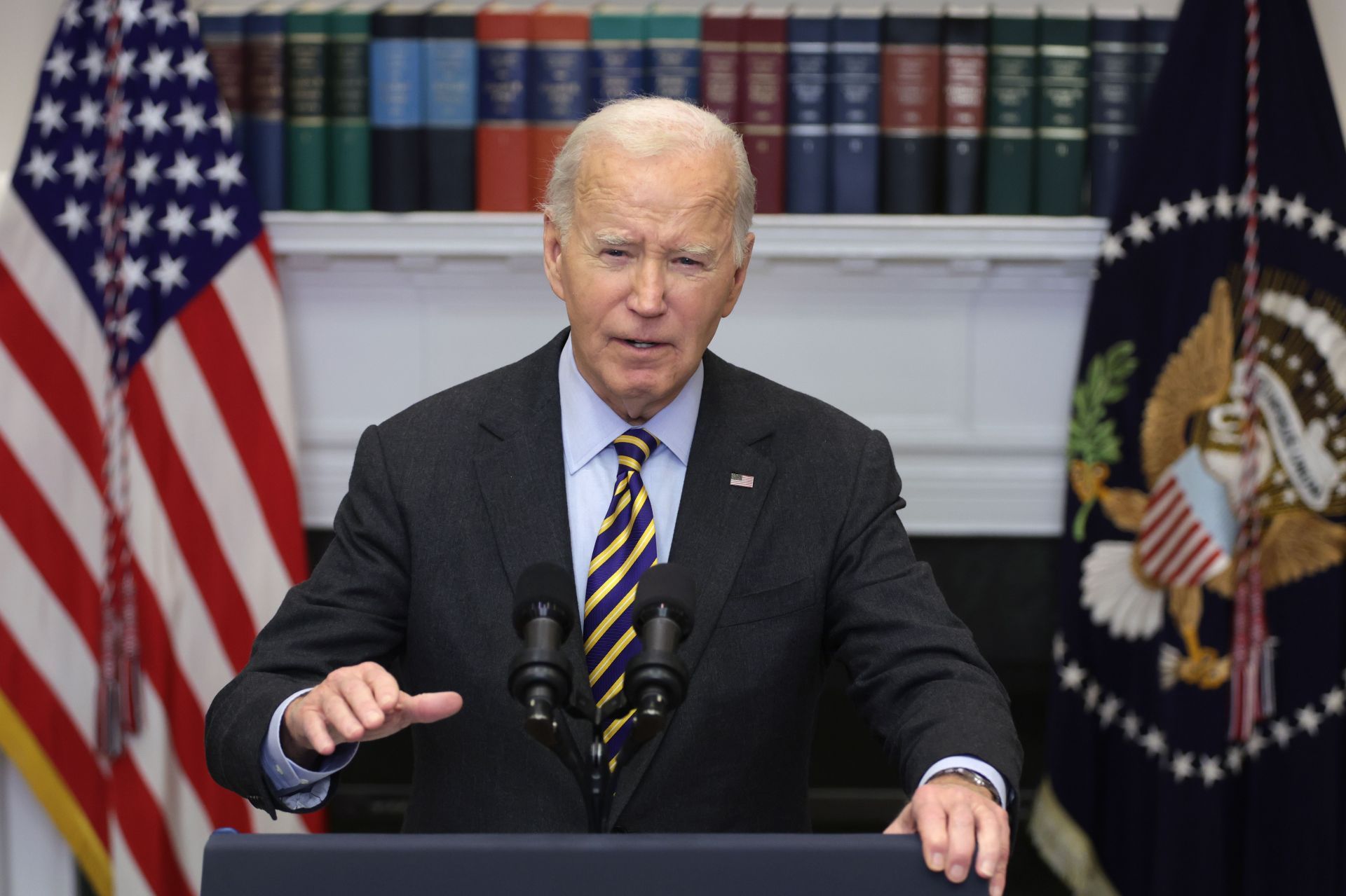 President Biden Deliver Remarks On Jobs Report And The Economy - Source: Getty