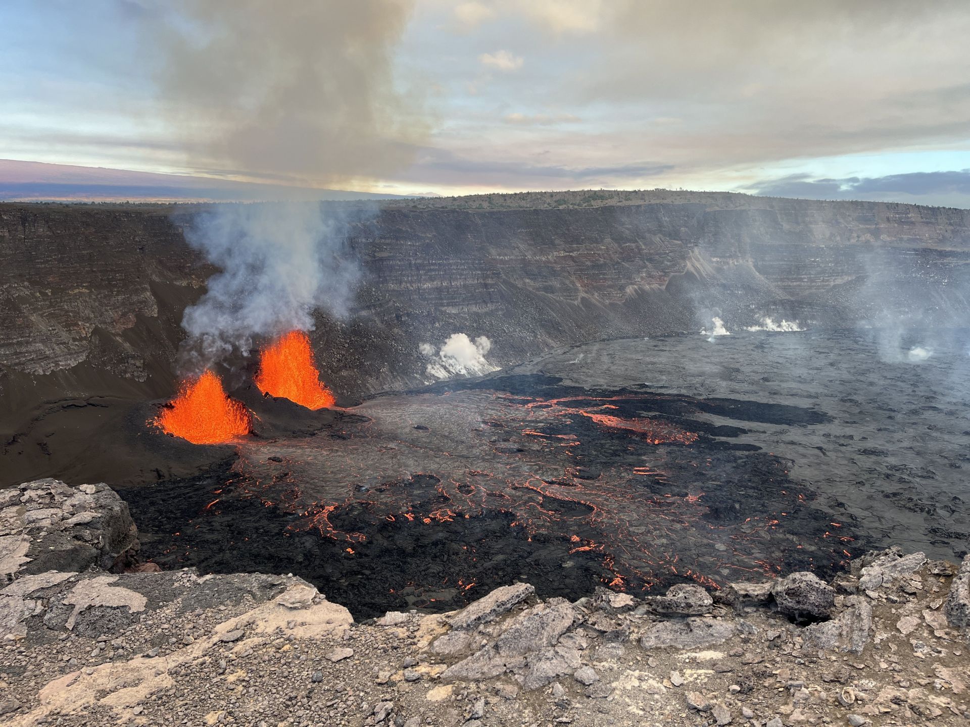 The summit eruption at Kilauea volcano - Source: Getty