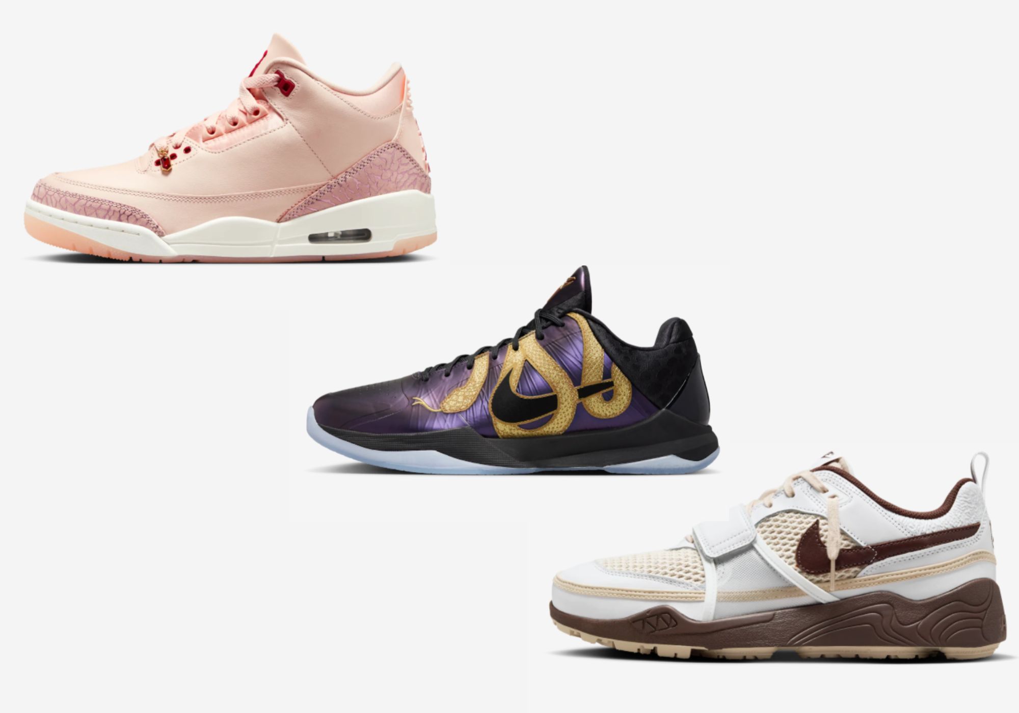 Upcoming releases from Nike (Image via Nike)