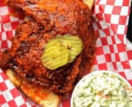 The flavorful and spicy chicken from Helen's (Image via Instagram/@helenshotchickennashville)