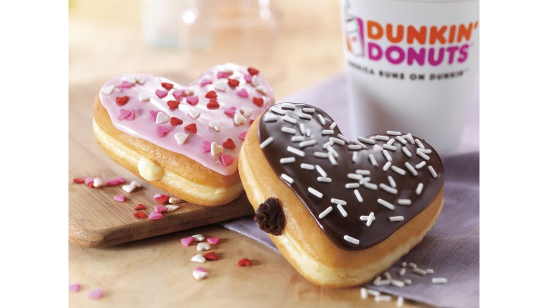 Dunkin&#039; Valentine&#039;s Day (Image via Dunkin&#039;)