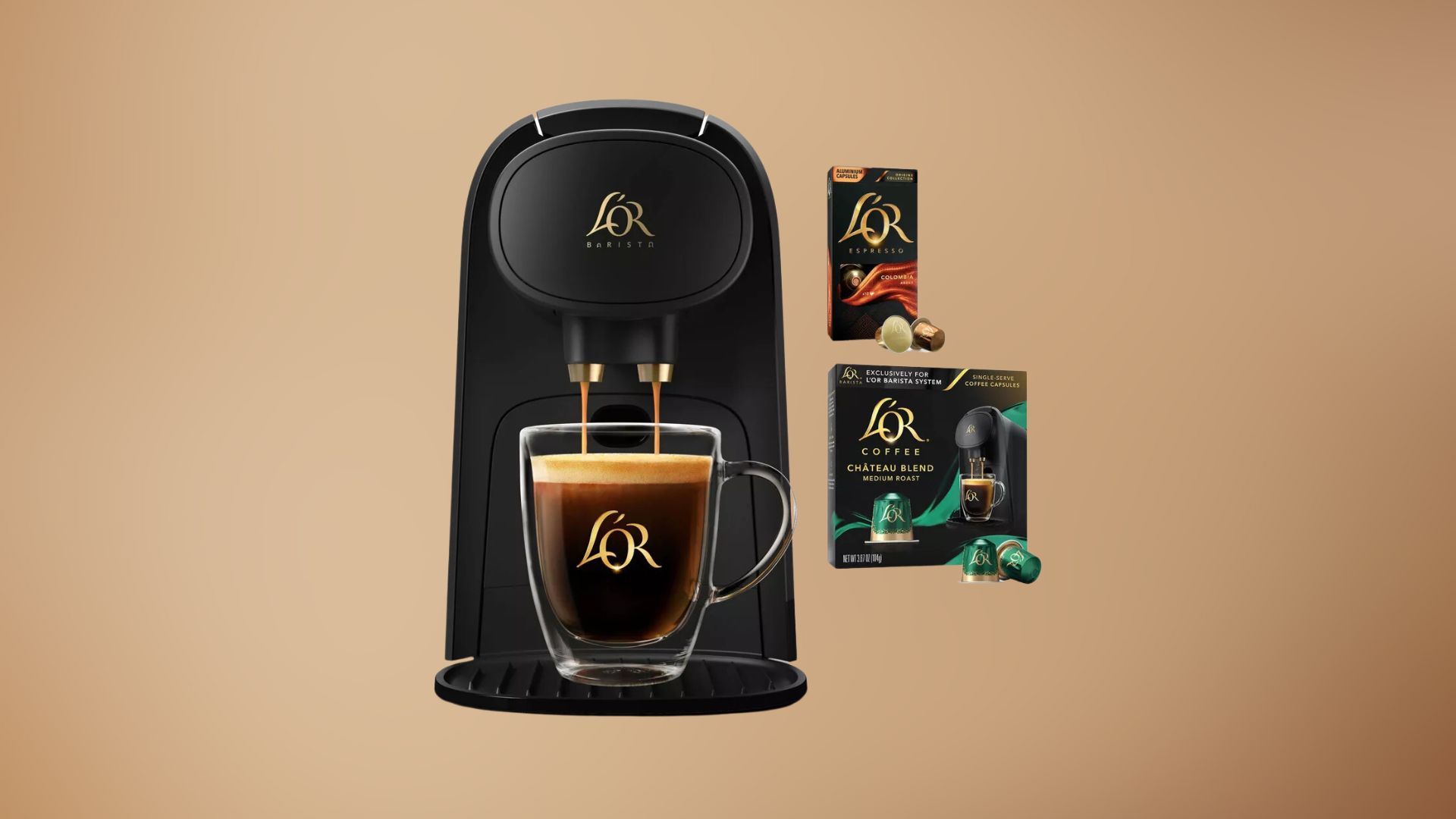 L&#039;OR Barista System Coffee and Espresso Machine (Image via Target)