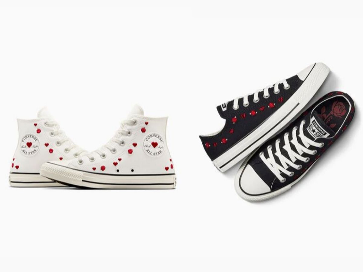 Chuck Taylor All Star Valentine&#039;s Day sneakers (image via Converse)