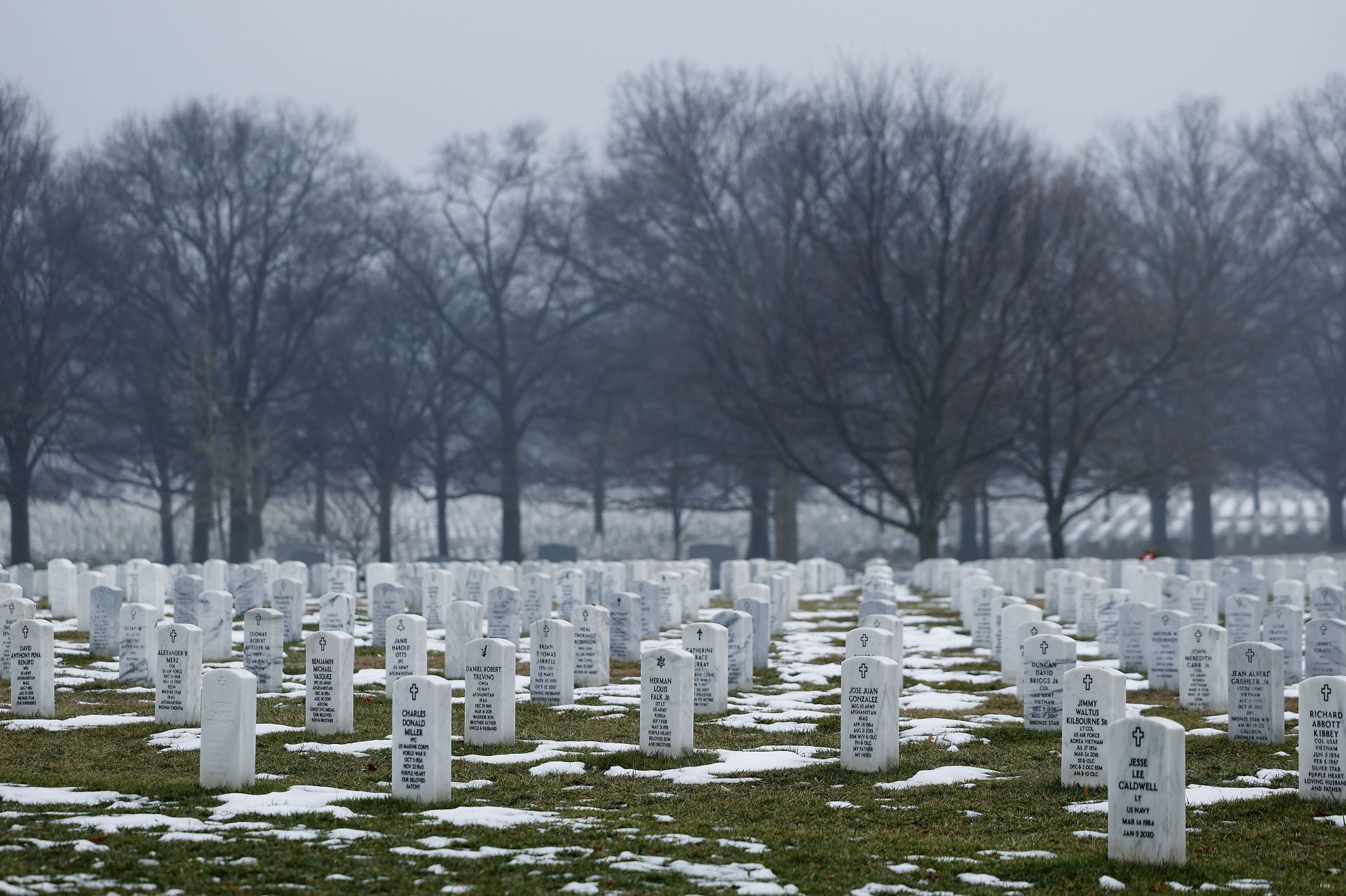 President-Elect Trump Attends Wreath Laying Ceremony At Arlington Cemetery