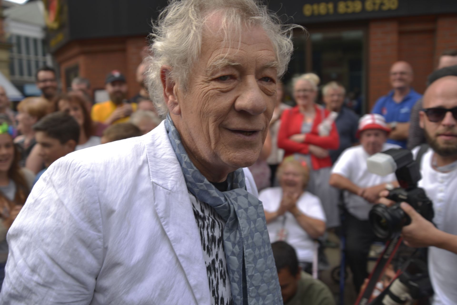 Sir Ian McKellen leads Manchester Pride parade - Source: Getty