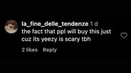 Instagram comment (Image via Instagram/@drip)