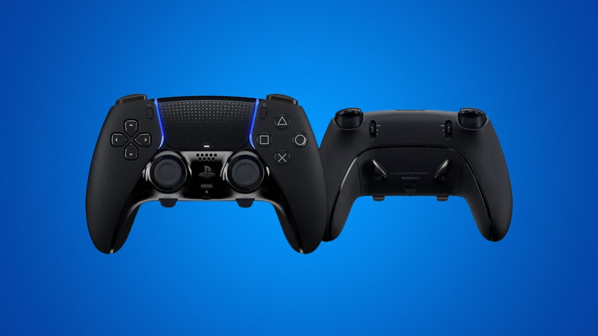 DualSense Edge Wireless Controller &quot;Midnight Black&quot; (Image via PlayStation Blog)