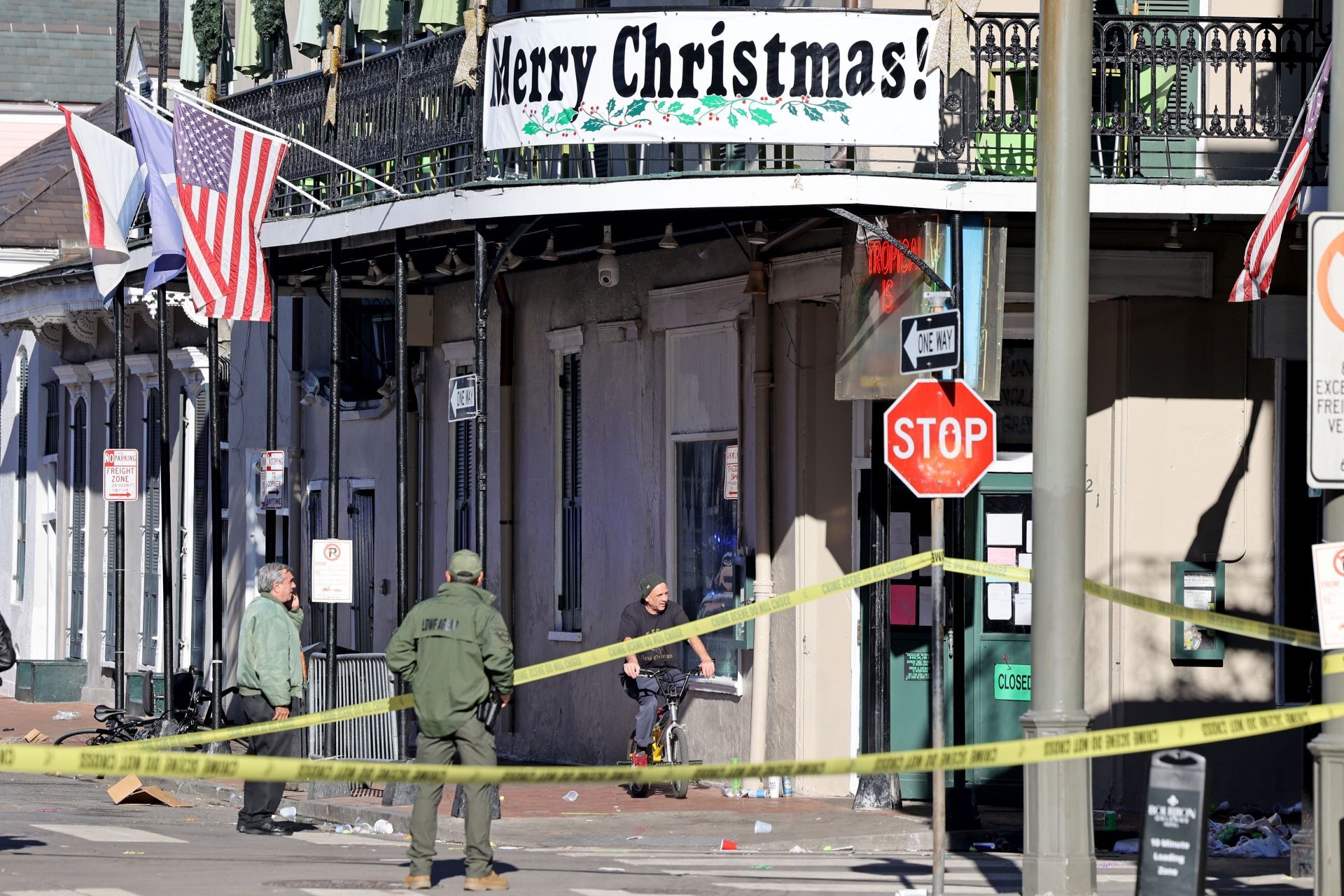 At Least 10 Killed In New Orleans After Truck Plows Into Crowd On Bourbon St - Source: Getty