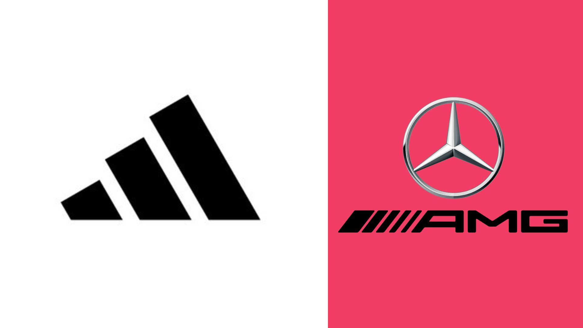 Adidas x Mercedes-AMG logos (Image via Instagram / @adidas)