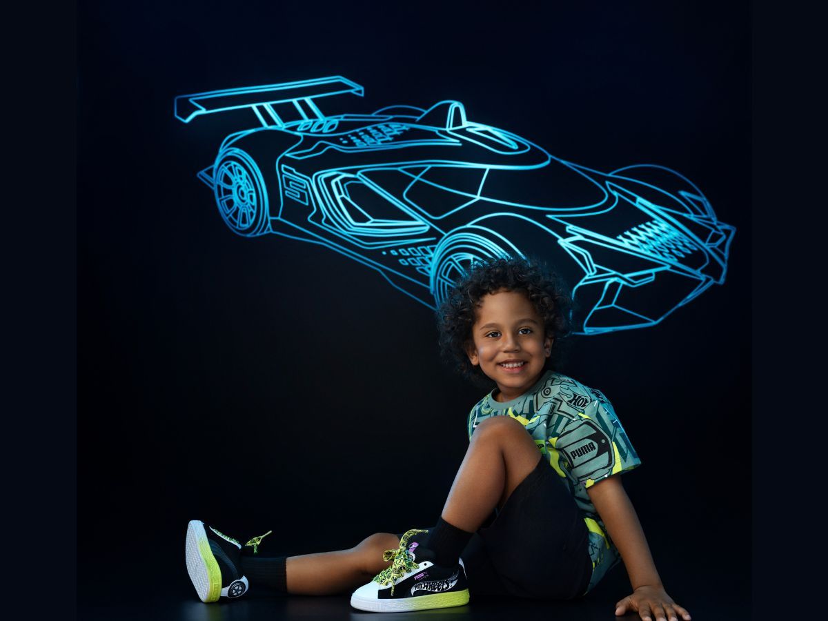 PUMA x Hot Wheels apparel and footwear collection (Image via PUMA)