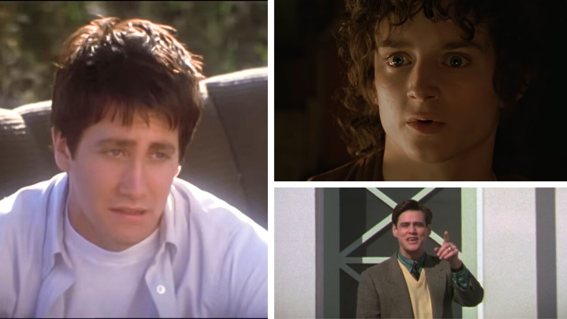 Jake Gyllenhaal, Elijah Wood, Jim Carrey 